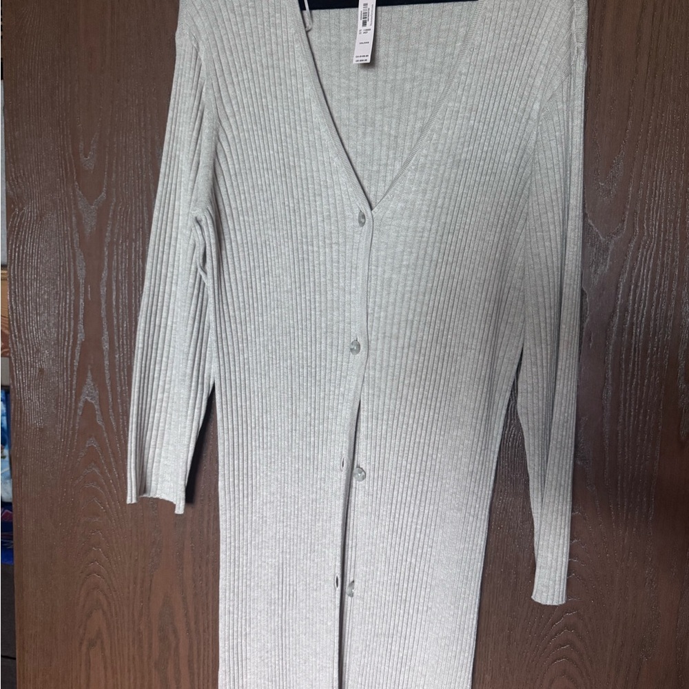 Victoria's Secret long Sleeve button up cardigan Dress